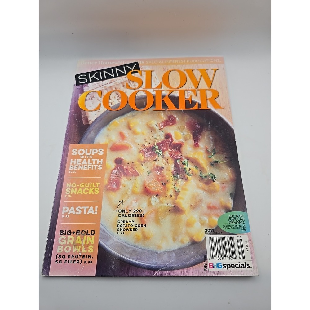 Better Homes & Gardens Skinny Slow Cooker 2017 Soups Pasta